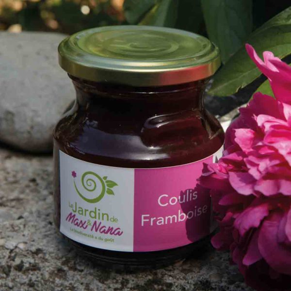 Coulis framboise produit_Le Jardin de Max et Nana